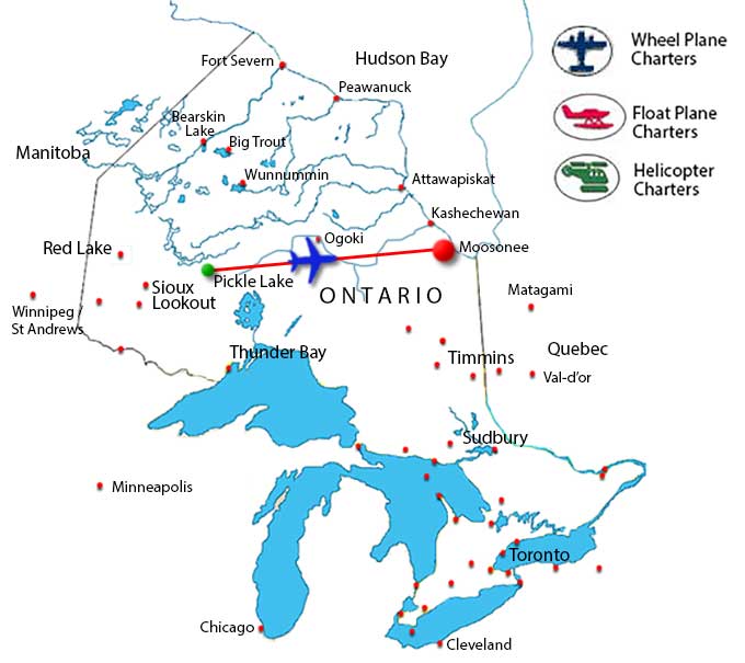 Webequie Helicopter Charter Flights